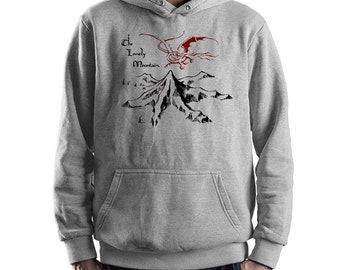Sudadera con capucha y sudadera Tolkien Lonely Mountain, tallas unisex (LOR-13462)