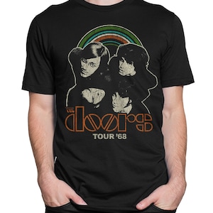 The Doors Tour 68 Vintage T-Shirt, Jim Morrison Shirt, Men&#39;s and Women&#39;s Sizes (bc-344)