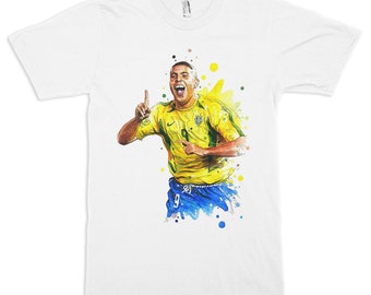 Ronaldo Brazil T-Shirt, Men's and Women's Sizes (bc-160)