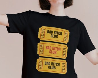 T-shirt Jerma, t-shirt étrangement spécifique, t-shirt Bad Bitch Club, t-shirt fille meilleure amie, t-shirt meme, t-shirt ami drôle, tenue de fille toxique,