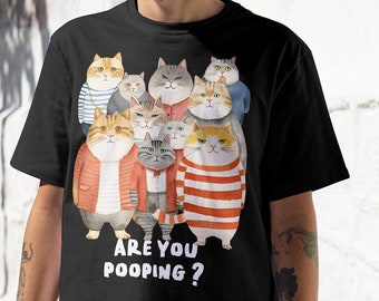 T-shirt de personne de chat, t-shirt Cat meme, tee-shirt Cat Joke, t-shirt Jerma, t-shirt étrangement spécifique, t-shirt animal maudit, t-shirt de conception étrangement spécifique,