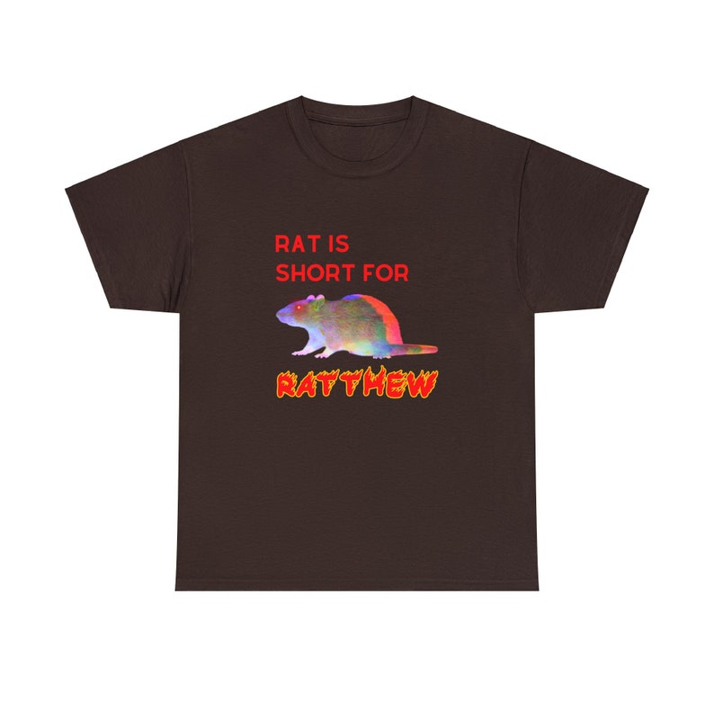Rat Tshirt, Dumb Shirt, Oddly Specific Shirt, Gen Z Meme, Unhinged Shirt, Shirt Joke Gift, Dumb Shirt, Cursed Tshirt, Unisex Jerma Tshirt, image 2