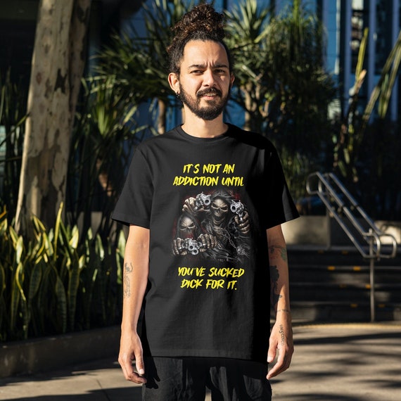 Addiction Tshirt, Alpha Male Tshirt, Cursed Shirt, Jerma Tshirt, Specific Shirt, Weird Shirt, Ironic Shirt, Evil Skeleton Meme, Unisex Shirt
