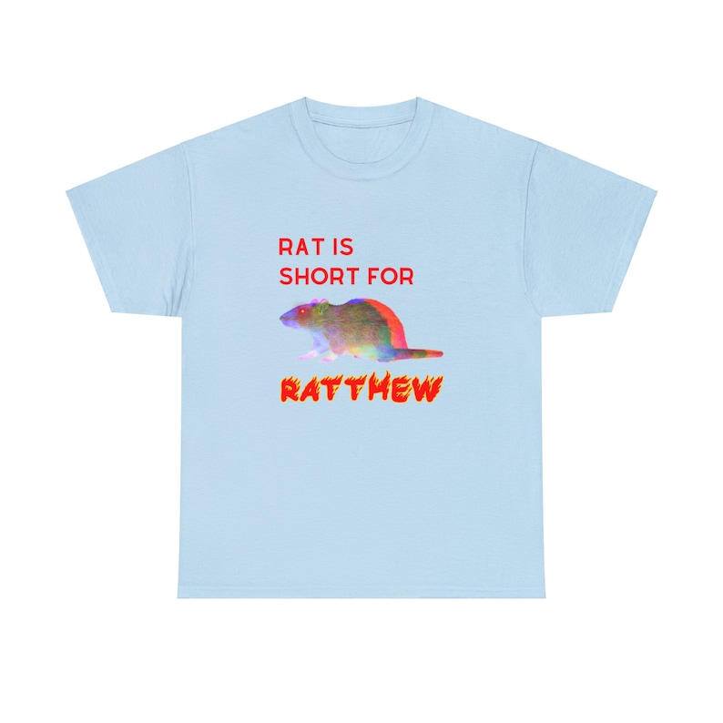 Rat Tshirt, Dumb Shirt, Oddly Specific Shirt, Gen Z Meme, Unhinged Shirt, Shirt Joke Gift, Dumb Shirt, Cursed Tshirt, Unisex Jerma Tshirt, image 3