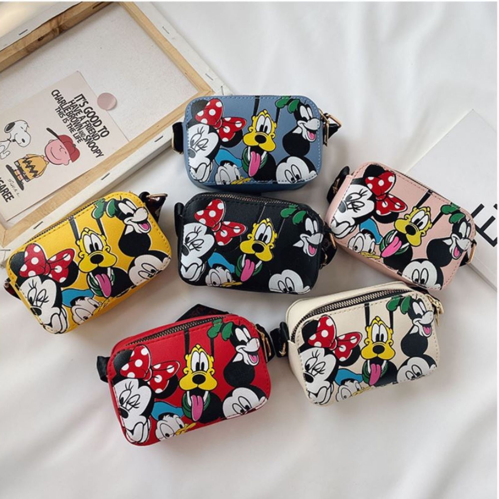 Donald Duck Fanny Pack Mickey Mouse Cross Body Bag Kids Etsy