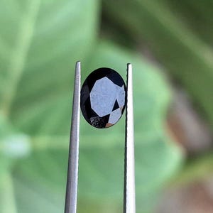 Natural Black Onyx Oval, 6x8 MM Size Black Onyx, Anniversary Gift, Black Onyx Cut Loose Gemstone For Jewelry Making, Ring