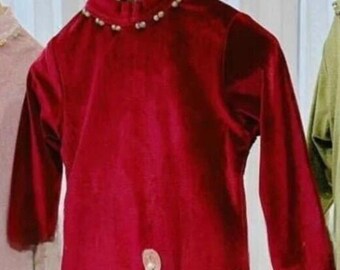 Red Velvet Kid Ao Dai|Ao Dai For Girl Ao Dai Tet| Ao Dai Be Gai| Vietnamese Ao Dai|Ao Dai Lunar New Year|