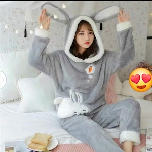 【sleepsheep】sheep上下セット♡グレー Sheep Pajamas for Women - Etsy