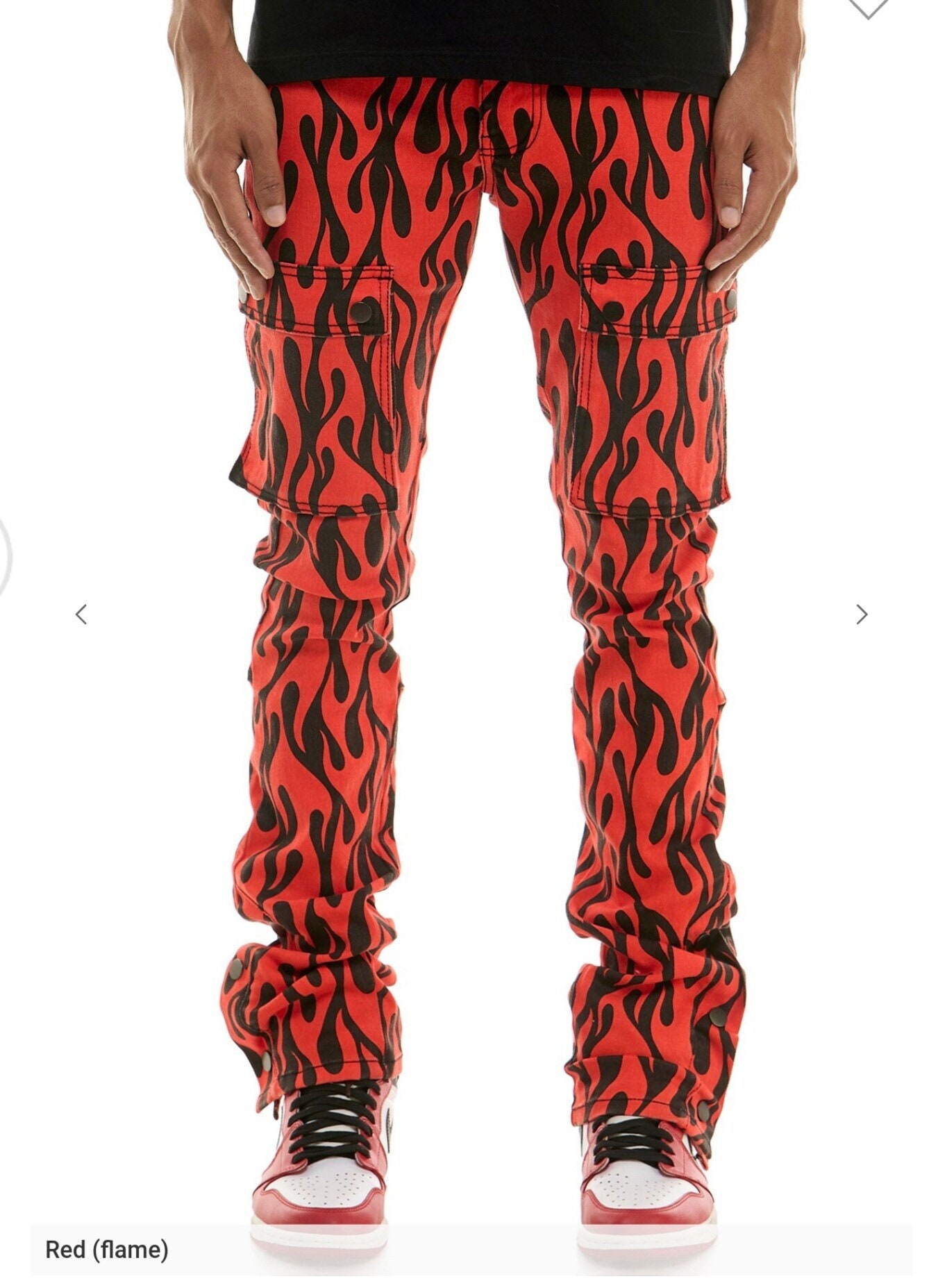 Red Flame Jean|men Jean| Men Pant| Gift for Him| Urban Style Red Flame Jean|men Jean| Men Pant| Gift for Him| Urban Style