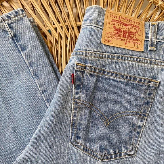 Vintage Levi’s 550 Jeans • Size 12 L Misses • Hig… - image 1