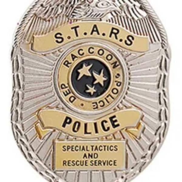 Resident Evil Raccoon Badge - Etsy