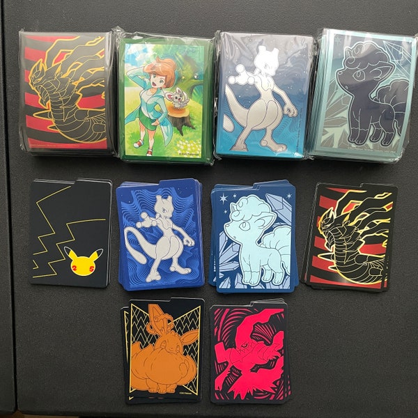 Pokemon Official Art Sleeves, TCG Card Sleeves Authentic Product