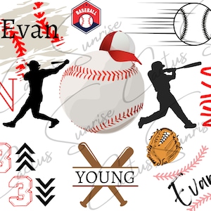 Plantilla de sublimación de manta o toalla con nombre de béisbol