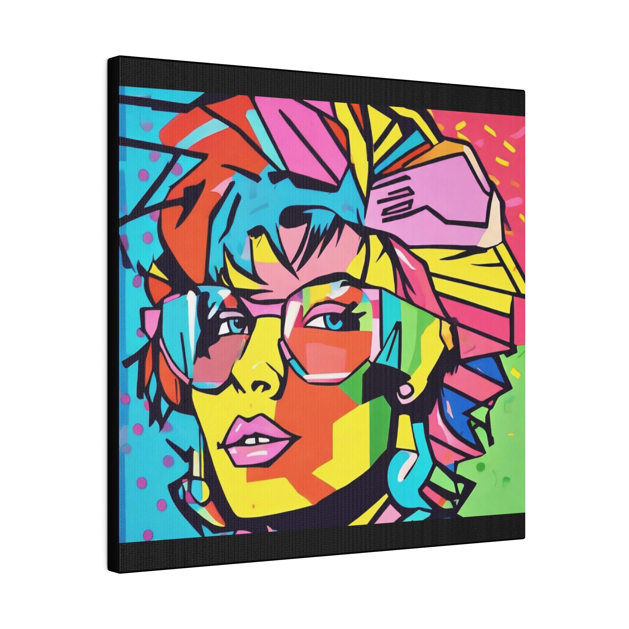 80s Woman Pop ART Matte Canvas, Stretched, 0.75