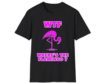 Funny Acronym WTF Where's The Flamingo Shirt