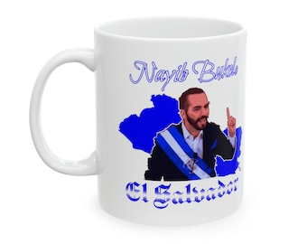 Nayib Bukele El Salvador Ceramic Mug, 11oz