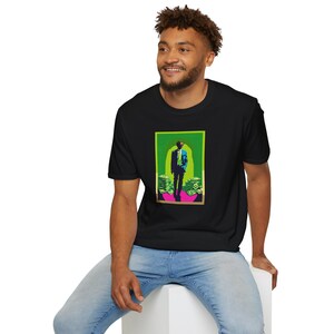 Retro Poster, Man with Money Shirt