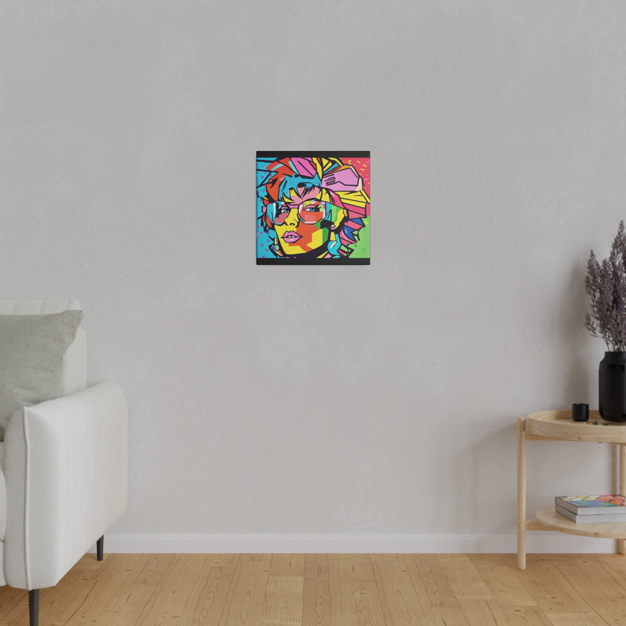 80s Woman Pop ART Matte Canvas, Stretched, 0.75