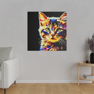 Kitten Matte Canvas, Stretched, 0.75&quot;