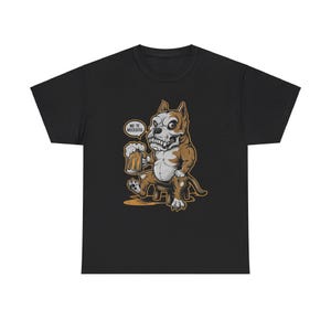 Funny Cartoon Dog Drinking Beer Unisex Tee, I don't need you, Humorous Pet Owner Shirt, Dog Lover Tee, Novelty Animal Graphic Tshirt, Casual