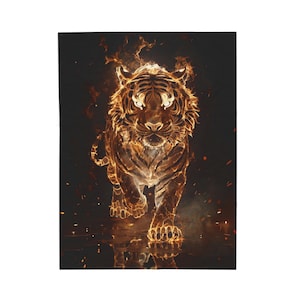 Samt Plüschdecke - Light Tiger Decke, weicher Überwurf für gemütliche Nächte, einzigartige Tier Print Bettwäsche, Geschenk für Tierliebhaber, Wohnkultur