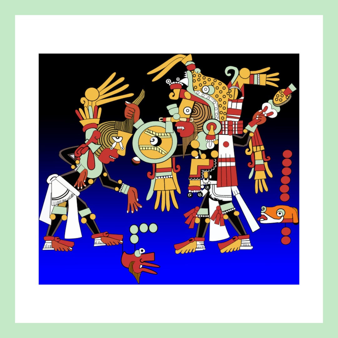 Mayan Wall Art Etsy