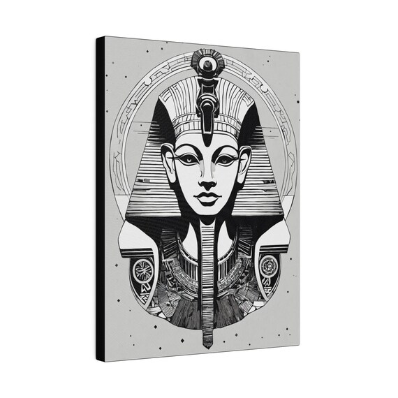 エジプト風アート マットキャンバス、ストレッチ、0.75インチ - Etsy 日本