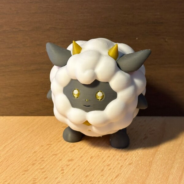 Lamball figurine, the gentle and intrepid sheep from Palworld!