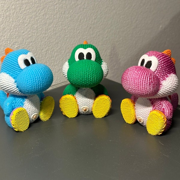 Yoshi le dinosaure de Mario en version Amigurumi crochet