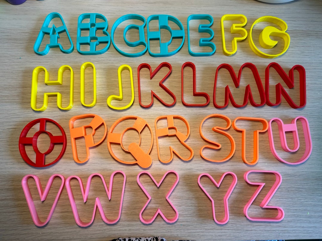 Alphabet Cookie Cutter ABC Biscuit Mold - Etsy