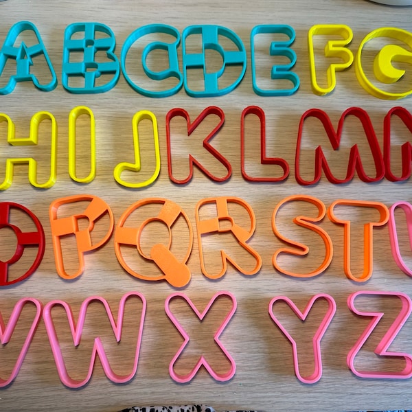 Emporte pièce Alphabet - moule à biscuit ABC