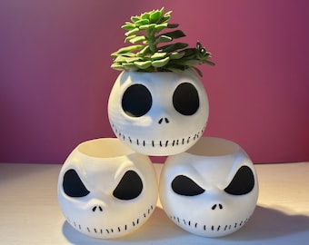 Jack Skellington flower pot (The Nightmare Before Christmas)