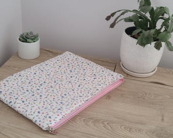 Laptop Sleeve, Floral Laptop Sleeve,Quilted Laptop Sleeve, MacBook Sleeve, Aesthetic Laptop Sleeve,Ipad Sleeve, Puffy Laptop Sleeve,