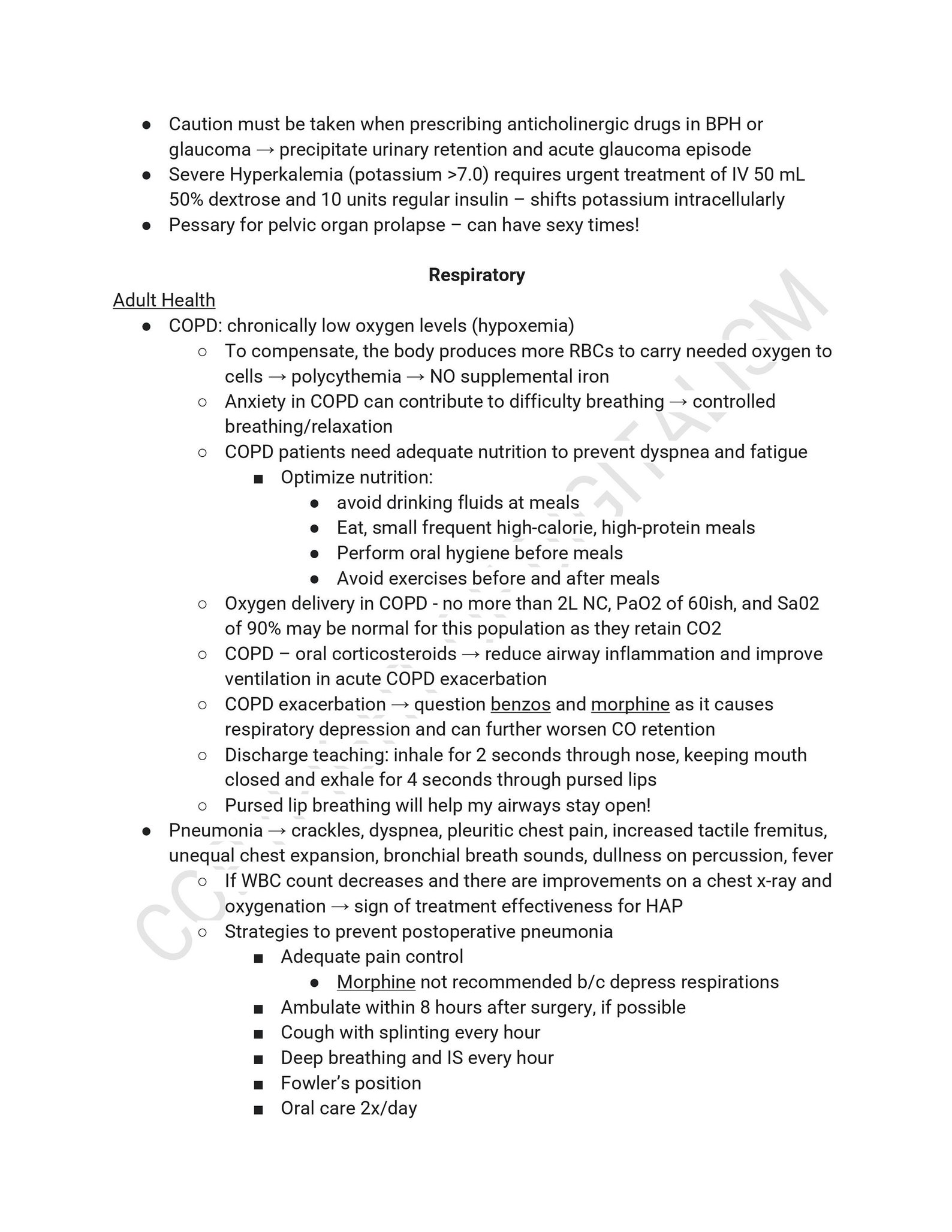 NCLEX RN Study Guide Over 150 Pages Uworld and Mark K Pass the Nclex