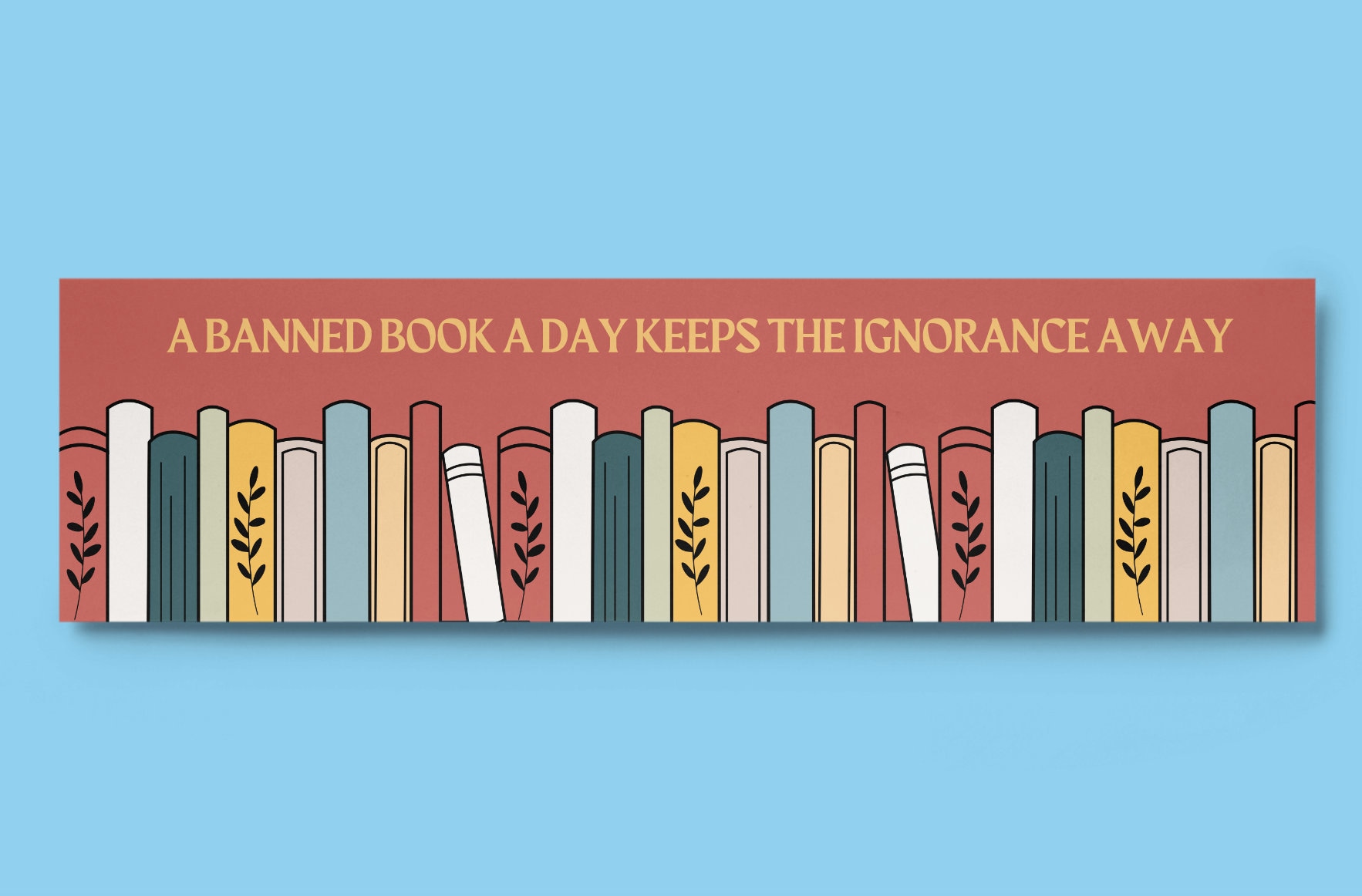 Banned Book Bumper Sticker Banned Booked A Day Keeps the Etsy