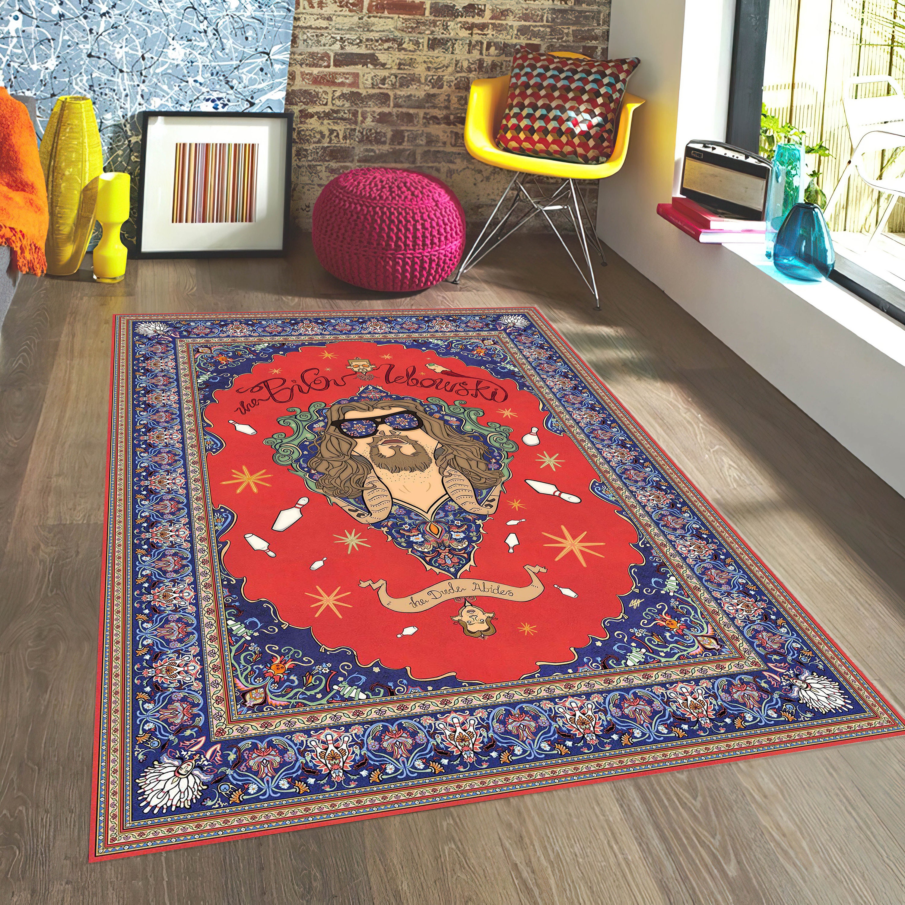 The Big Lebowski Quotes Rug