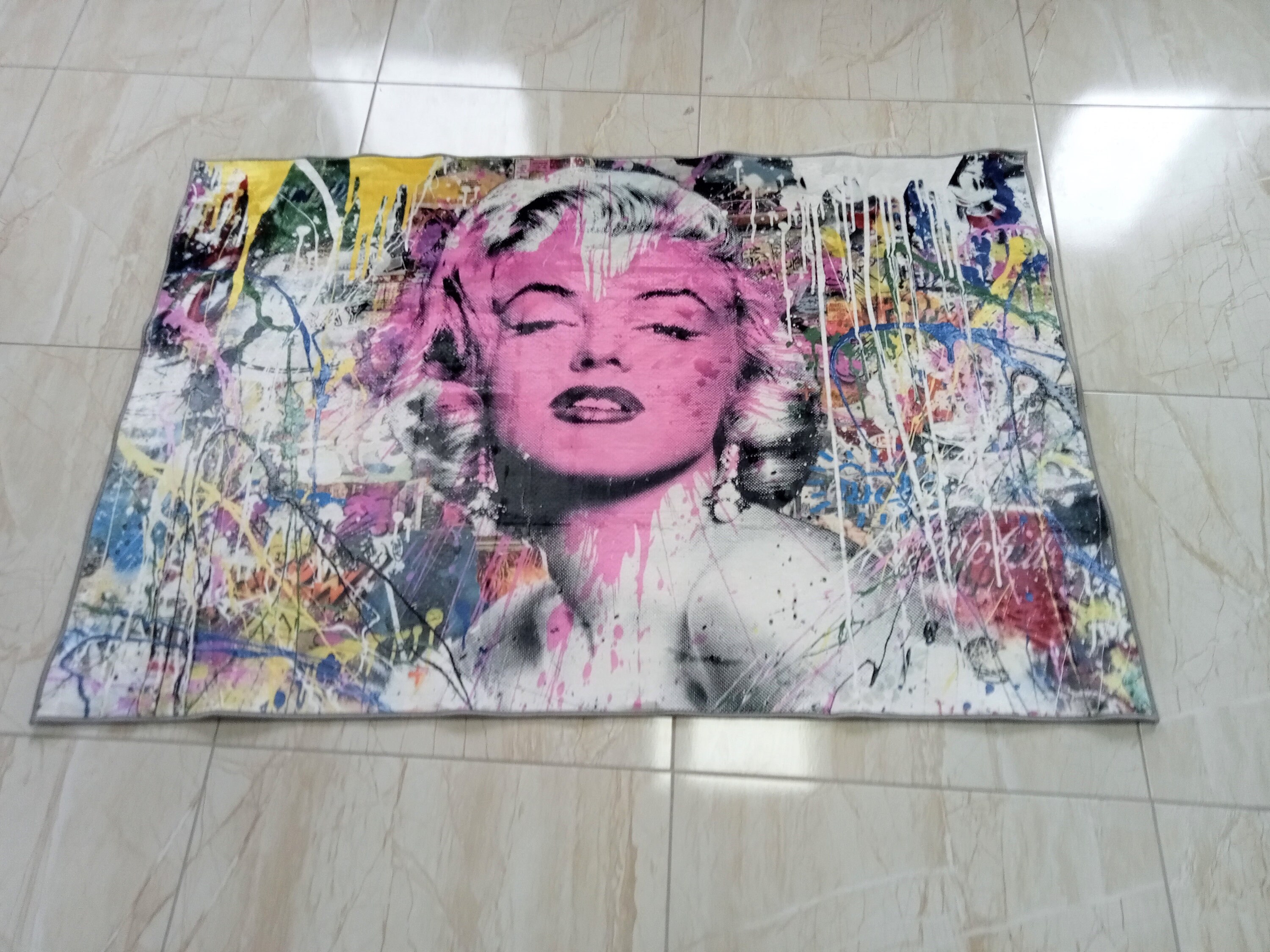 Marilyn Monroe Carpet Aesthetic Rug for Home Decoration Etsy