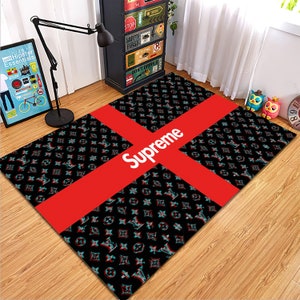 Lv And Supreme Rug Area Rug Floor Decor