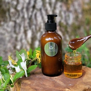 Handmade Goat Milk Lotion, Unscented Honey Lotion with Pump- Large Scented Lotion, Unscented Lotion, Hand cream, Face cream, Body lotion