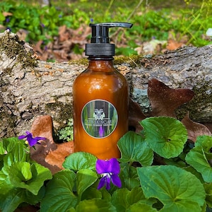 Handmade Goat Milk Lotion: Egyptian Violet & Lavender Scented
