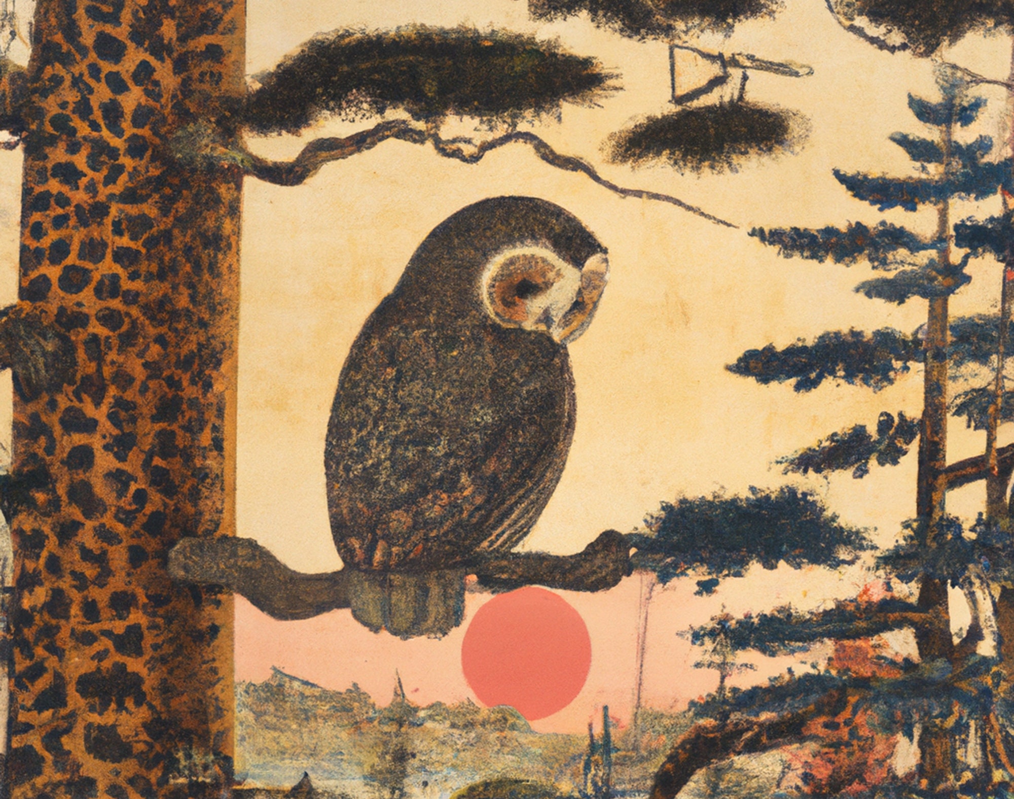 20 Stunning Original Owl Artworks for your printing projects [DIGITAL DOWNLOAD ONLY]
