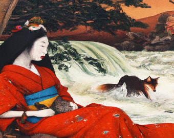 20 Stunning Japanese Style Artworks for printing [DIGITAL DOWNLOAD ONLY]