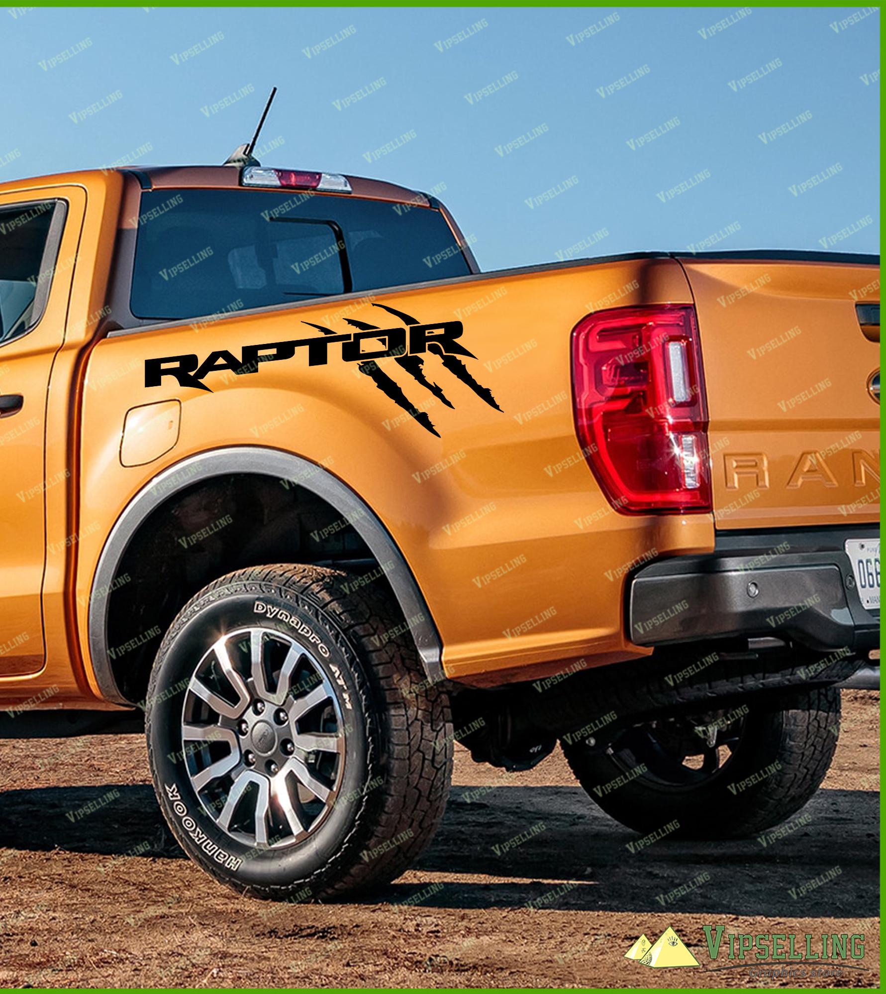 OEM Raptor Decals Truck F 150 Bed Side Vinyl Stickers Decal Kit 2PC ...