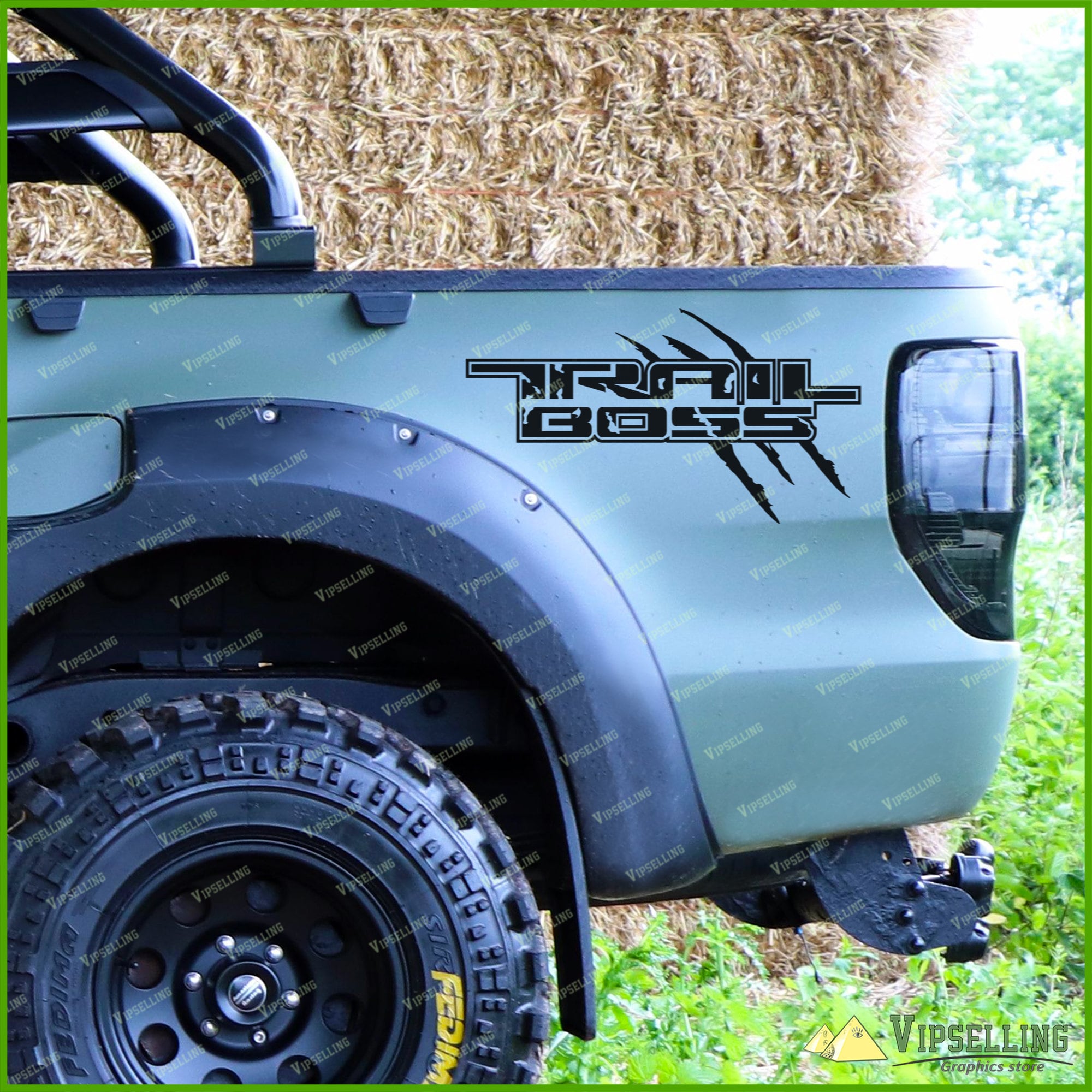 OEM Trail Boss Decals Truck Bed Side Stickers Decal Kit 2PC High