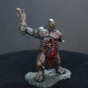 Pro Painted Zombie Brute Mini Dungeons and Dragons WizKids D&D