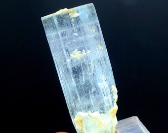 AquaMorganite Crystal, Morganite var Aquamarine, Morganite Crystal, Terminated Crystal, AquaMorganite From Skardu Pakistan - 64.95 CT