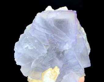 Purple Phantom Fluorite, Fluorite Specimen, Natural Fluorite, Fluorite Stone, Crystal Specimen, Fluorite for Sale - 271 gram