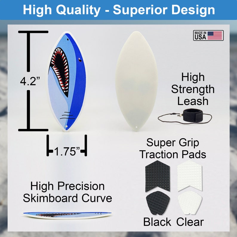 Shaka Minis Finger Skimboard Finger Surfboard Skim and Surf the Wind