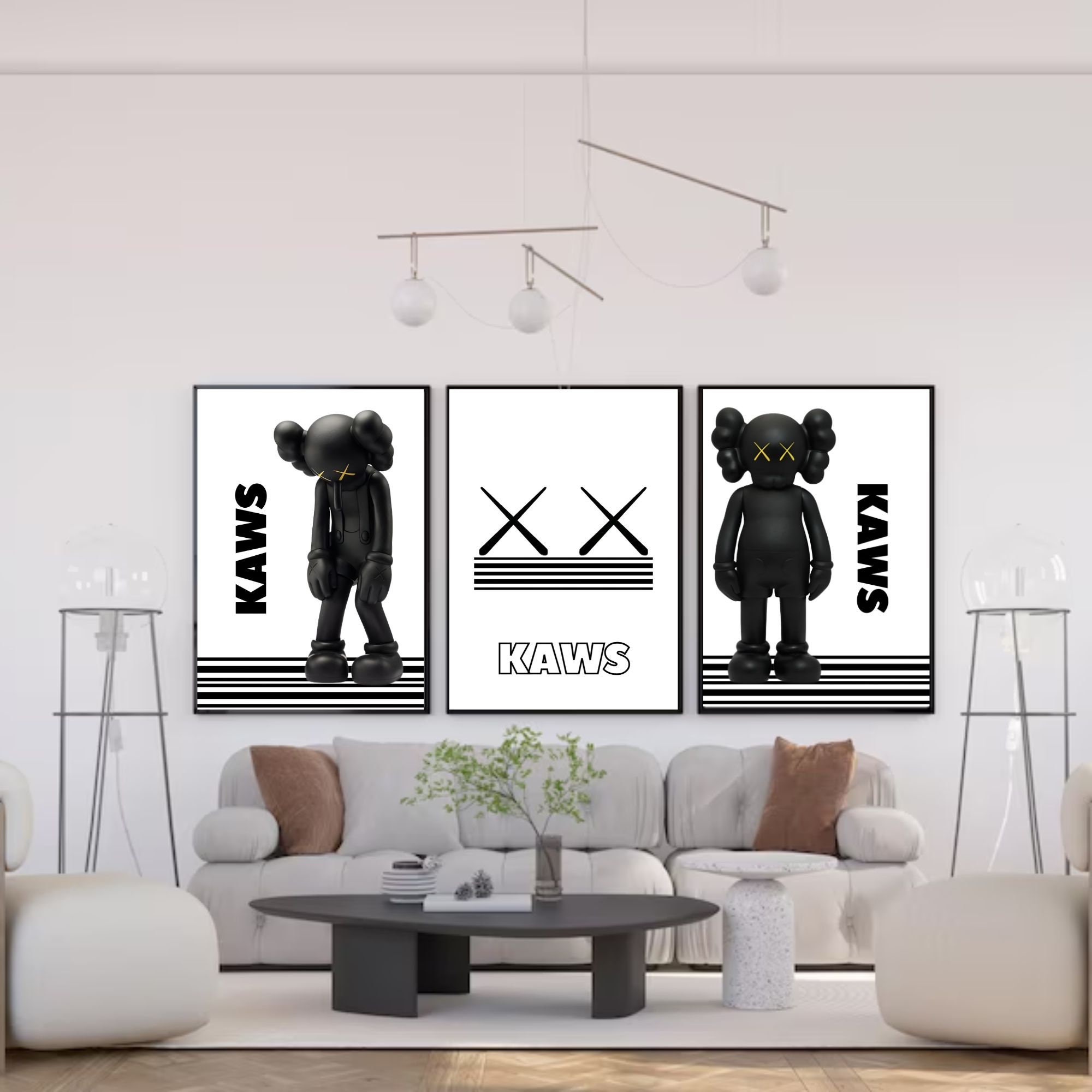 Kaws Stickers for Sale  Brand stickers, Easy canvas painting, Kaws  wallpaper