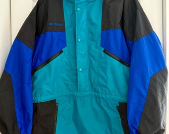 Vintage COLUMBIA 90s  Color block Winter Jacket Ski Snowboard Men's Size Medium